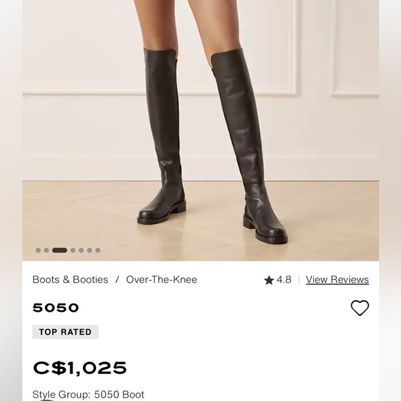 Stuart Weitzman Over the Knee Boots - Picture 5 of 13